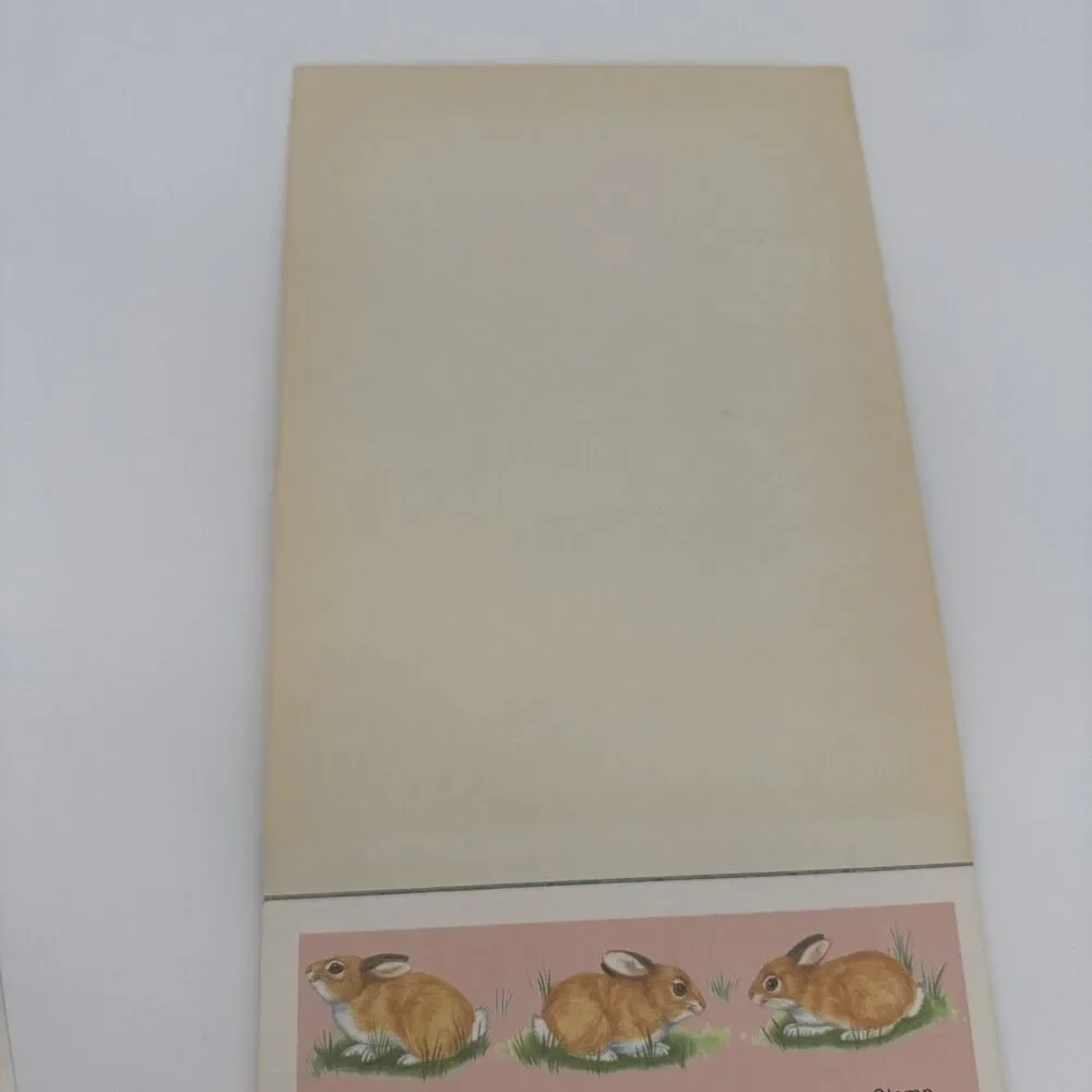 Vintage Seal N Send Letters With Gold Seals Rabbit Bunny Cottagecore